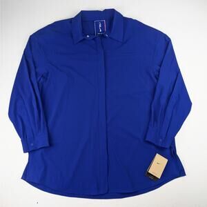 Nike 24.7 Perfect Stretch Dri-Fit Oversized Long Sleeve Shirt - Large